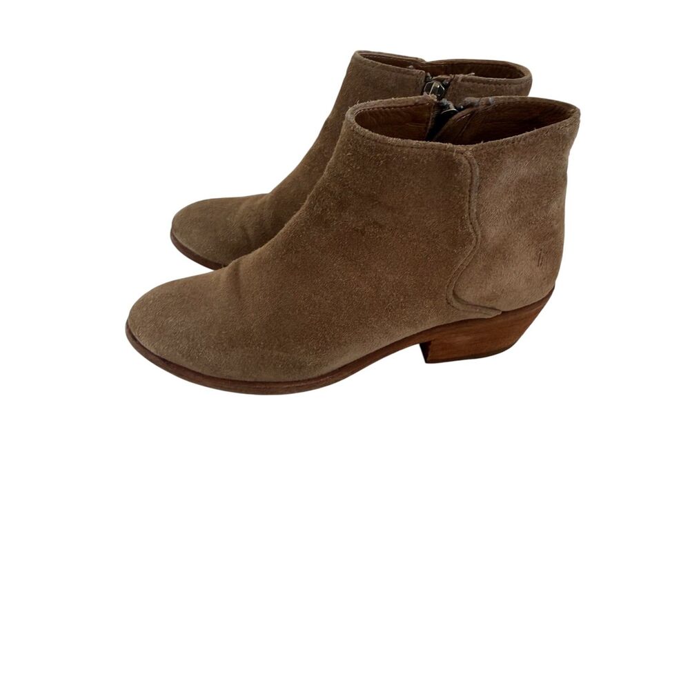 FRYE Taupe Suede Booties Size 7